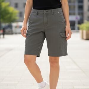 KÜHL Women’s Cargo Shorts Size 2 Gray Utility Hiking Outdoor Gorpcore Trailcore